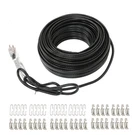 120V Roof Heat Cable Snow De-icing Kit Tape With Clip Hook 8W/FT 120FT. Fixed Price $57.49.
