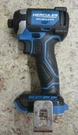 Hercules 20V Brushless Cordless 1/4 In. Compact 3-SPEED Impact Driver Tool Only. Fixed Price $74.99.