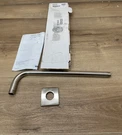 Kohler K-10124-BN Right-angle Shower Arm And Flange, Vibrant Brushed Nickel. Fixed Price $49.49.