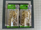 2-PACK Lot National Hardware N190-769 Brass Plated Spring Hinges Screen Door Set. Fixed Price $31.49.