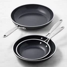 Zwilling Forte Plus Nonstick Fry Pan Set Of 3-WILLIAMS Sonoma 42946. Fixed Price $238.99.