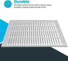 Ez-flo 61644 Return Air Grille, 20" X 12", White. Fixed Price $34.80.