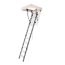 Stairluxe Insulated Metal Folding Attic Ladder 8-FEET To 8.54-FEET Sale. Fixed Price $433.00.