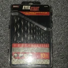 Mibro Kwik Start 13-PIECE High Speed Steel Drill Bit Set. Open Box, Never Used. Fixed Price $20.75.