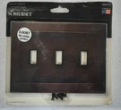 Somerset Switch Plate 662676 Contemporary Oil Rubbed Bronze Nos New. Fixed Price $14.90.