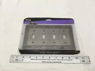 Amerelle English Garden 4-GANG Toggle Metal Wall Plate Antique Nickel 43T4AN Sw. Fixed Price $23.90.