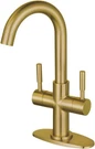 Kingston LS8553DL Concord Bar Faucet, Brushed BRASS,5.88 X 5.13 12.38. Fixed Price $129.99.