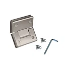 Brixwell Standard Duty Shower Hinge Bevel EDGE,135-DEGREE,BRUSHED Nickel Finish. Fixed Price $119.43.