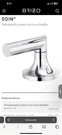 Brizo Odin HL5373-PC Polished Chrome Widespread Bathroom Faucet Low Lever Handle. Fixed Price $125.00.