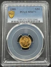1888 Type 3 Indian Princess Gold Dollar Pcgs MS67+ 05XXEC26. Fixed Price $5200.00.