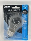 Feit Electric BP40A15 Incandescent Lamp W Clear Standard Base Appliance. Fixed Price $5.00.