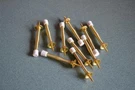 10-PACK Brass Spring Door Stops With Fixed Screw, Taymor 25-4675-B New. Fixed Price $9.99.