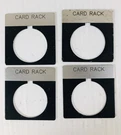 Legend Plates Square Black "card Rack" (lot Of 4). Fixed Price $23.00.