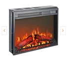 Edendirect 23" Electric Fireplace Insert Log Set & Realistic Flame Remote Contro. Fixed Price $169.00.