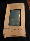 Two Pocket Blanket Blue 55"X60 For Beach Festival - Camping Compact Gamli. Fixed Price $15.19.