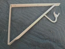 New Everbilt White Closet Shelf W/ Rod Mount 9.5 In. X 14 17. 250 Lbs.. Fixed Price $8.96.