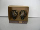 New Allen + Roth Finials #1239784 Gunmetal Aluminum Set Pack. Fixed Price $12.99.