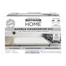 Rust-oleum Home Satin Ultra White Base Acrylic Countertop Paint Kit. Fixed Price $69.95.
