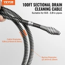 Drain Cleaning Cable 100 Ft X 5/8 Inch, Toilet. Fixed Price $104.11.