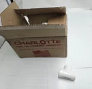 (qty 25) Charlotte 401-010 1" X Slip Connection Tee Fitting Sch Pvc. Fixed Price $50.40.