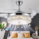 Bavnnro Crystal Ceiling Fans With LIGHTS,42 Inch Led 3 Color Remote Control R.... Fixed Price $200.25.