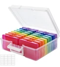 Alink Photo Storage Box With Handle, 4" 6" Organizer Container. Fixed Price $34.99.