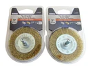 Vulcan 3" Coarse Universal Quick Change Wire Wheel Brush 7192594 (lot Of 2). Fixed Price $18.25.