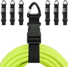 Heavy Duty Extension Cord Organizer 6 Pack Black 17" Adjustable Storage Straps W. Fixed Price $10.41.