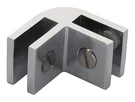 Crl Chrome Anodized Aluminum 2-WAY 90176; Connectors For 1/4" Glass. Fixed Price $17.00.