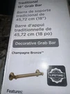 Delta 41618-CZ Grab Bar Accessory. Fixed Price $79.98.