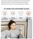 Gorapture Infrared Sauna Blanket - Brand New Sealed. Fixed Price $67.50.