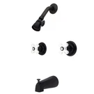 Kingston Brass KB24.PX Victorian Tub And Shower Trim Package - Bronze. Fixed Price $149.47.