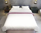Minor Monkey 1000 Tc Egyptian Cotton Sheets Cal King White & Burgundy Bed. Fixed Price $165.00.