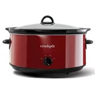 Feed Crowd Effortlessly - Crock Pot 8 Quart Slow Cooker Red. Fixed Price $74.99.