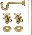 Kingston Brass KPK107P Trimscape Plumbing Supply Kit Combo, Brushed. Fixed Price $179.99.