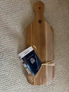 New!! Madeira Cutting & Carving Teak Bread Board!! 17" X 6" - Charcuterie!!!!!. Fixed Price $5.00.