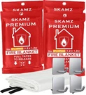 Skamz Fire Blanket Pack - 47" X Prepared Emergency For Hom.... Fixed Price $56.57.