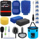 Autodeco 22PCS Car Wash Cleaning Tools Kit Detailing Set W/ Canvas Bag. Fixed Price $19.99.