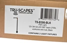 Tru-scapes TS-B306-BLK Path Light Lamp Set 2-PACK Black Matte Outdoor Led. Fixed Price $64.99.