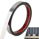 Peel And Stick Metal Finish Molding Trim, Stainless Steel Strip For Wall, Mir.... Fixed Price $17.62.