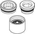 Grohe 13935000; Atrio; Flow Control; In Chrome. Fixed Price $29.99.