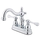 Kingston Brass KS1601BL Heritage 4" Centerset Bathroom Faucet, Polished Chrome. Fixed Price $67.20.