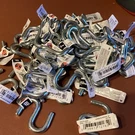Lot Of 50 National Hardware Open Hook # N273-425 Swl 125 Lb. Zinc Plated. Fixed Price $30.00.