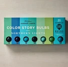 New Anthropologie Stargazer Northern Lights Blues & Greens 21 Bulbs + Sockets. Fixed Price $169.00.