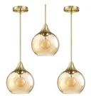 Dolaimi House 3 Pack 1 Light Hanging Indoor Kitchen Island Pendant 6.7". Fixed Price $99.00.