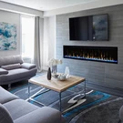 Dimplex Ignite Xl 74 Linear Electric Fireplace. Fixed Price $3699.99.