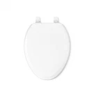 Kohler K-4733-RL-0 Glenbury Elongated Closed-front Toilet Seat Soft Close, White. Fixed Price $45.00.