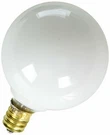 Westinghouse 0363600, 25W 130V White Incand G16.5 Light Bulb 2500 Hour 155 Lumen. Fixed Price $10.33.