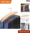 Tie Rack Hanger For CLOSET,360 Degree Rotating Holder Organizer With 24 Fold. Fixed Price $19.79.