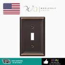 Amerelle 149TDB Chelsea Wallplate, Toggle, Steel, Aged Bronze, 1-PACK. Fixed Price $14.99.